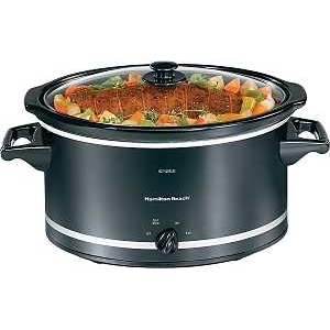 Product Image for 33182 8 QT SLOW COOKER BLK/SIL