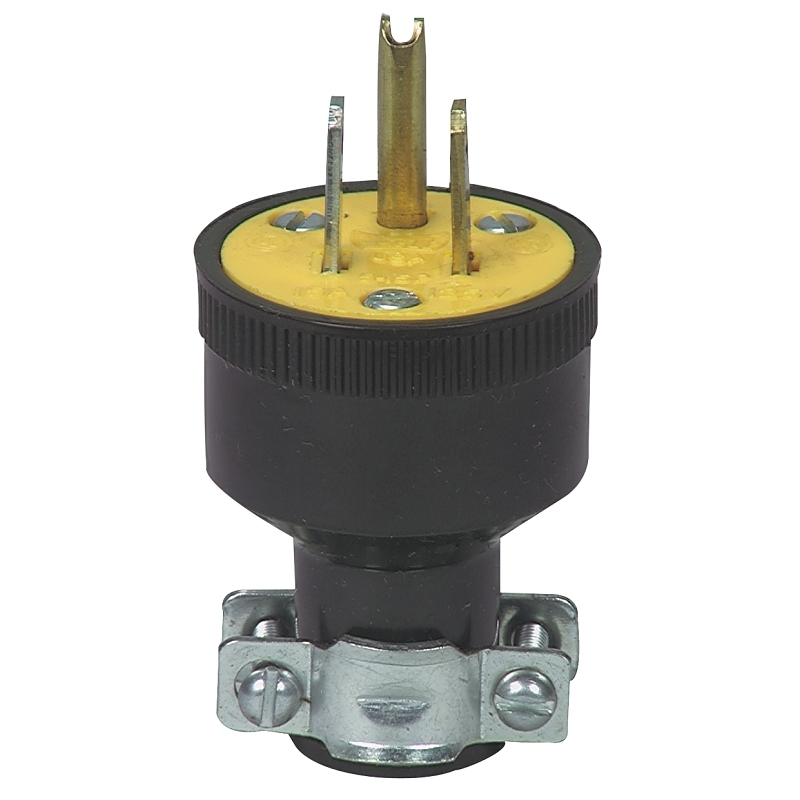 Product Image for 1709-BOX BLK RUB GRND 3WR PLUG