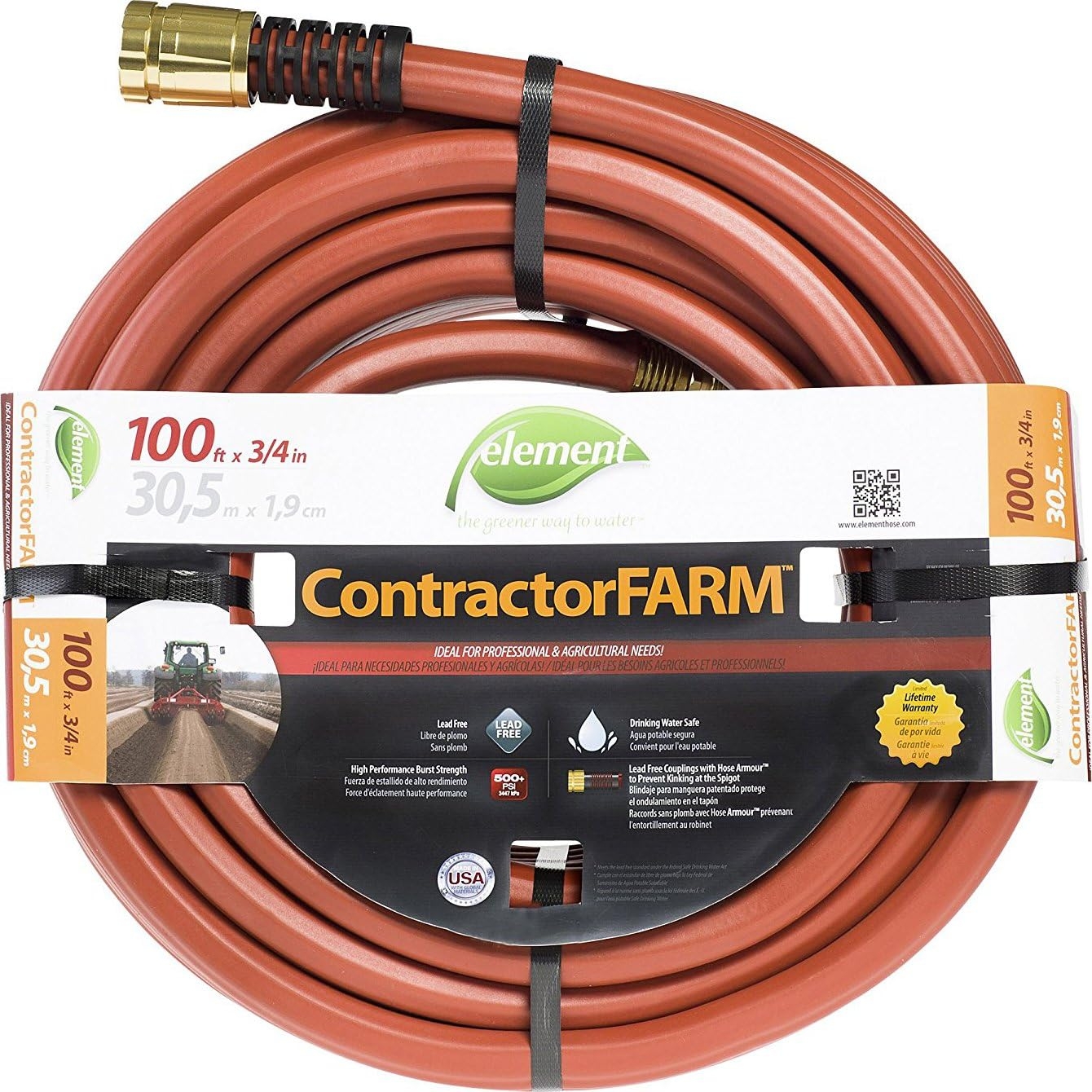 Product Image for 3/4IN X 100FT CONTRACTOR HOSE