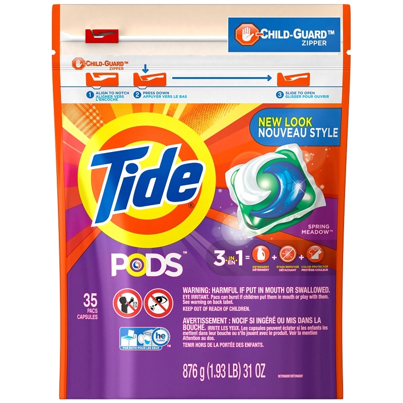 Product Image for 93127/89261 TIDE POD 35CT SPNG