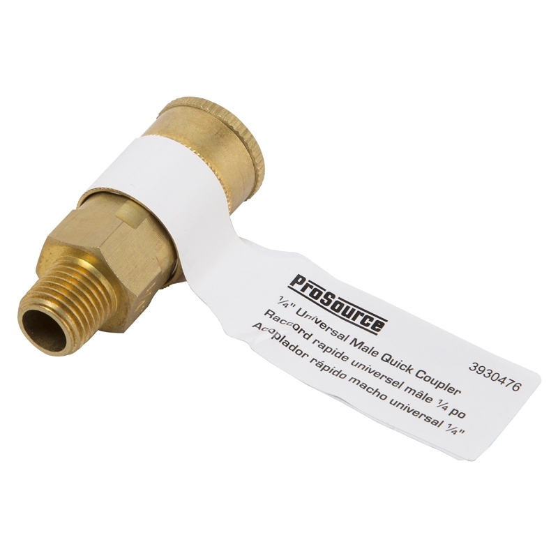 Product Image for QUICK COUPLER MALE 1/4IN BRASS