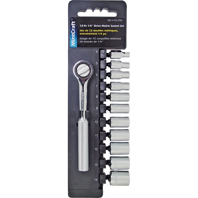 Product Image for SOCKET SET 12PC METRIC 1/4 DR