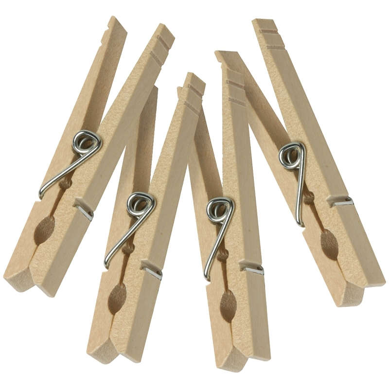 Product Image for DRY-01375 CLOTHESPIN WOOD 50PK