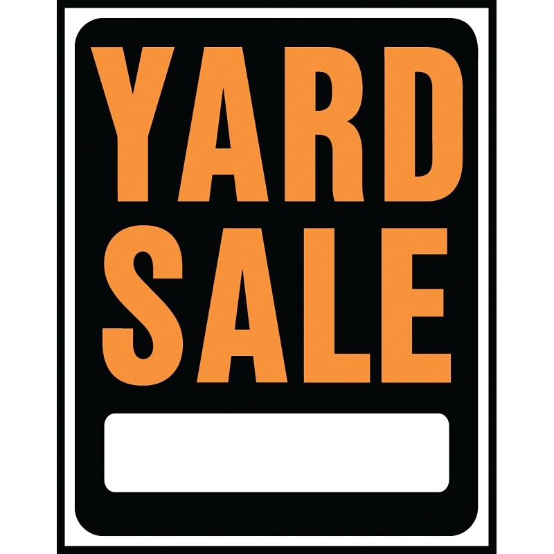 Product Image for SP-111 YARD SALE JMBPLAST SIGN