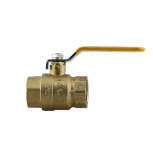 Product Image for 1 IN FPT BALL VALVE FPT Brass Full Port Rubber Grip No Lead & UL 0827-10NL