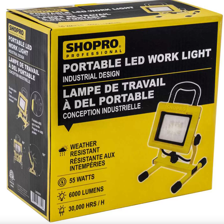 Product Image for LED WORK LIGHT-55W/6000LM