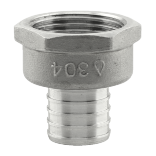 Product Image for 1/2IN 304SS Pex x 3/4IN FPT Adpt PE-PS-FA0507