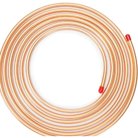 Product Image for Refrigeration Copper Tubing 3/8 OD 30 Ft