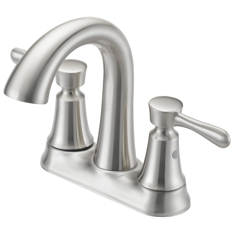 Product Image for FAUCET LAV 4IN 2HDL LEV BR NIC