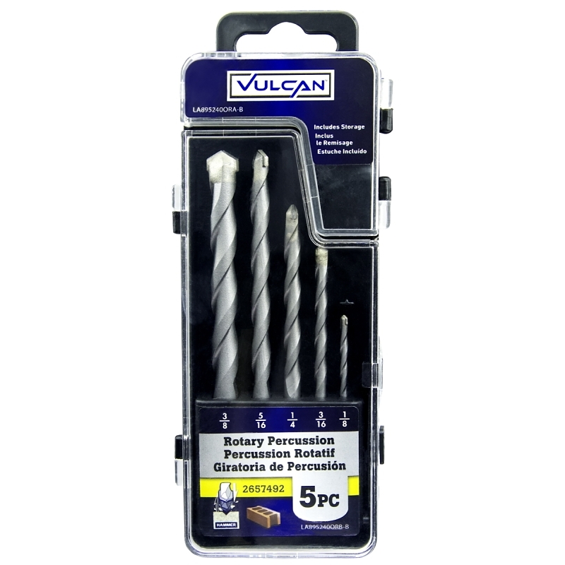 Product Image for BIT DRILL PERC 5PC 1/8 - 3/8IN