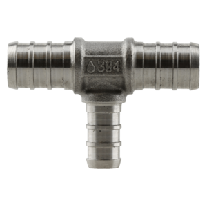 Product Image for 3/4IN x 1/2IN x 3/4IN 304SS Pex Tee PE-PS-T070507
