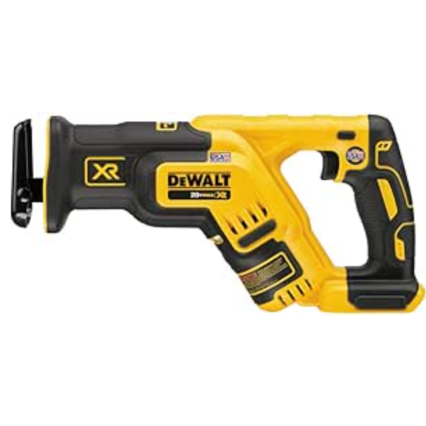 Product Image for DCS367B Reciprocating Saw, Tool Only, 20 V, 1-1/8 in L Stroke, 0 to 2900 spm