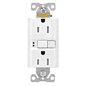 Product Image for TRGF15W-BX-L WHITE GFCI RECEPT