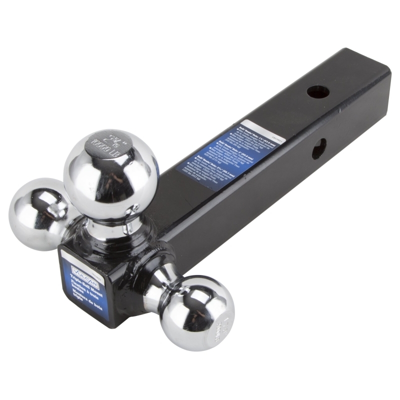 Product Image for TRI-BALL HITCH BLCK/CHRM 8IN L