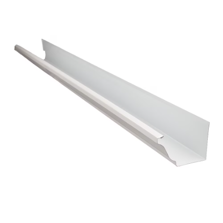 Product Image for 5IN Gutter 10FT WHITE SEMI GLOSS (10/Box)