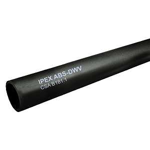 Product Image for 09117 12FT PIPE ABS 1-1/2IN SOLID WALL