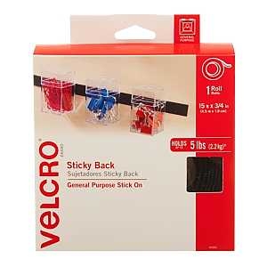Product Image for 90081 BLK VELCRO FASTEN3/4DISP