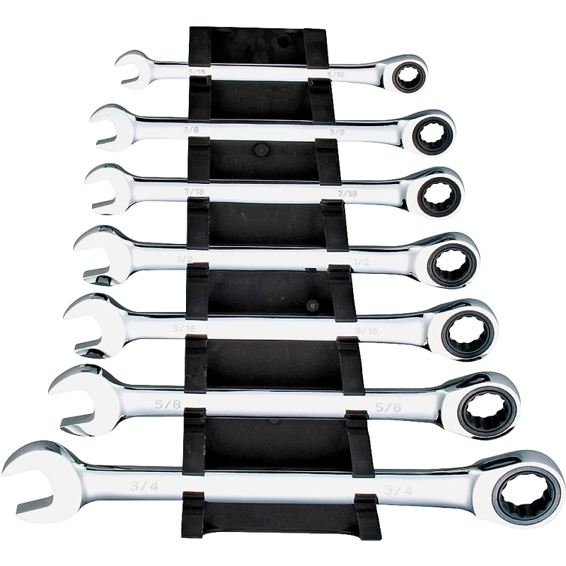 Product Image for 7PC SAE RATCHET WRENCH SET
