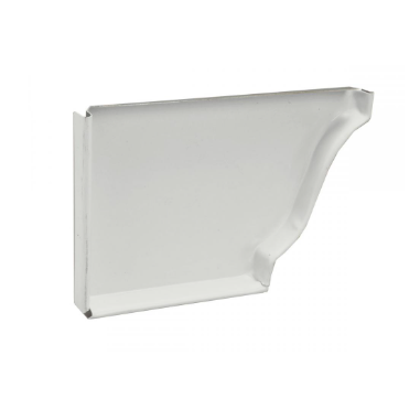Product Image for 5K End Caps LH WHITE SEMI GLOSS (50/Box) 240025