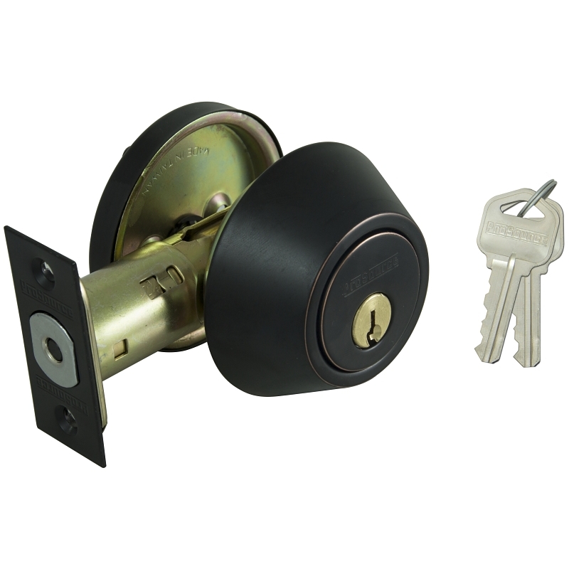 Product Image for DEADBOLT SNGL CYL 6-WAY BRONZE