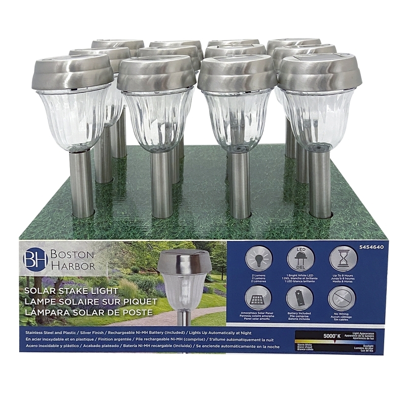Product Image for LIGHT STK SOLAR PLSTC LENS SS