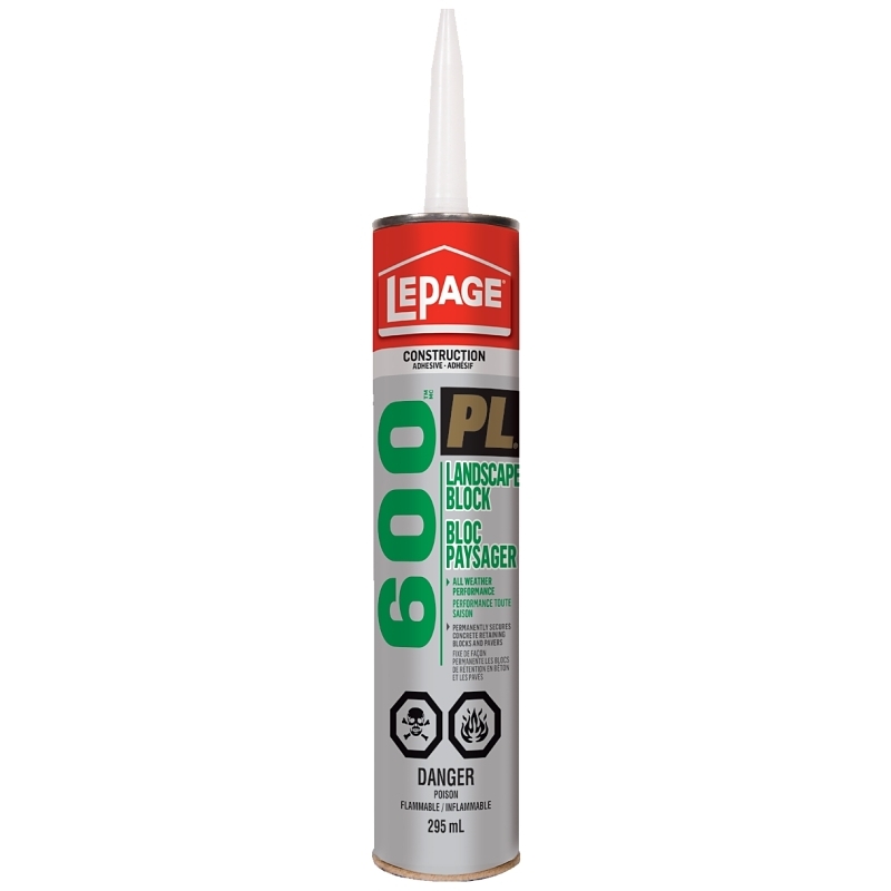 Product Image for 1654127 PL600 BLOCK ADHESIVE