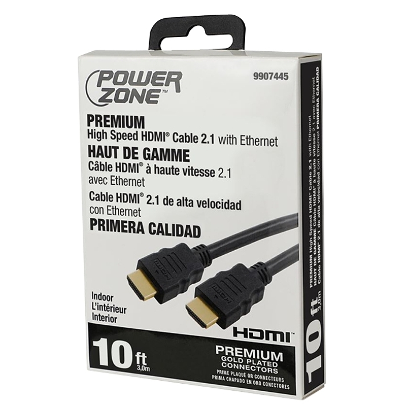 Product Image for CABLE HDMI PREMIUM HI SPD 10FT