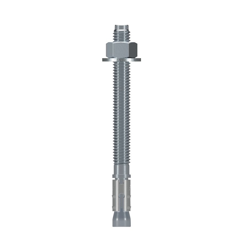 Product Image for STB2-50512 Wedge Anchor, 1/2 in Dia, 5-1/2 in L, Carbon Steel, Zinc Plated