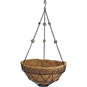 Product Image for HANGING PLANTER 14IN W/ LINER