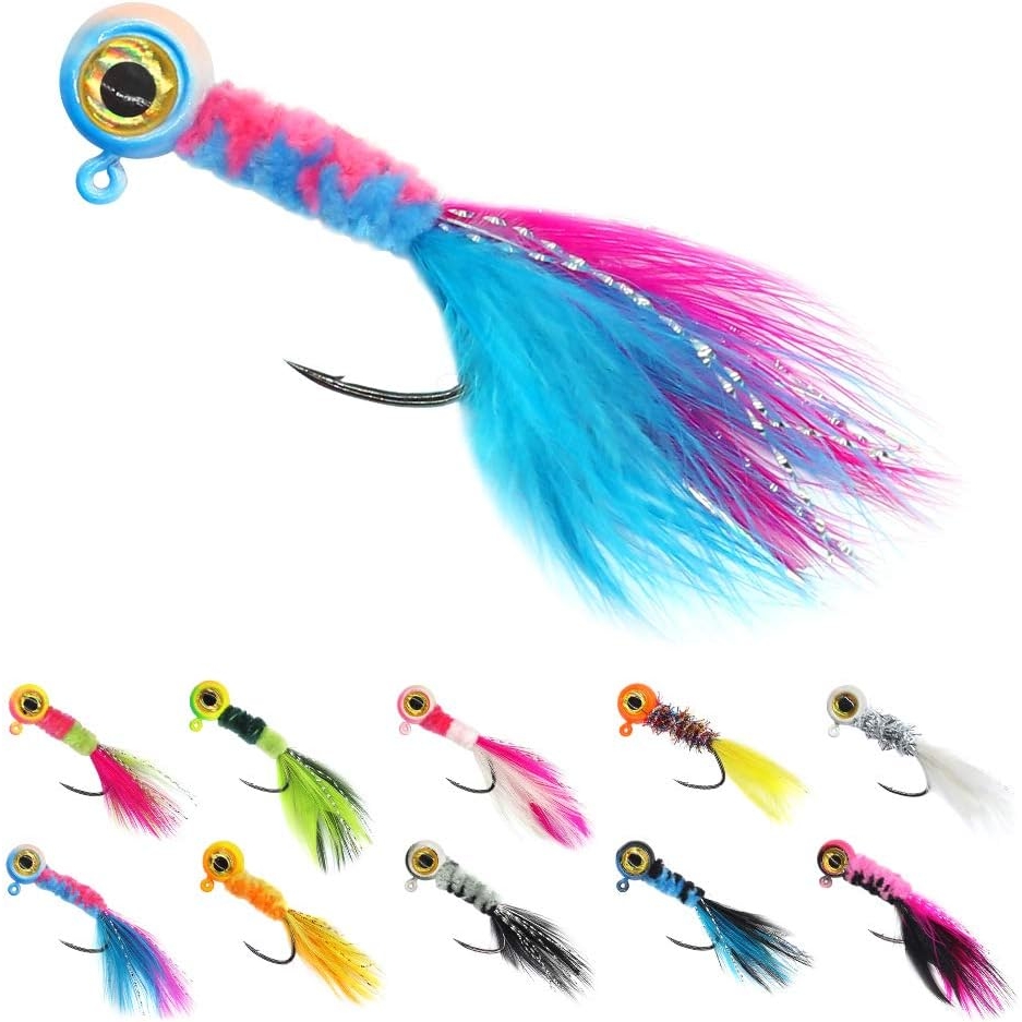 Product Image for Deluxe Accent Feather Jig 1/16oz 2pc