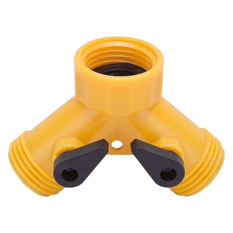 Product Image for PLST Y HOSE CONN W/SHUT OFF