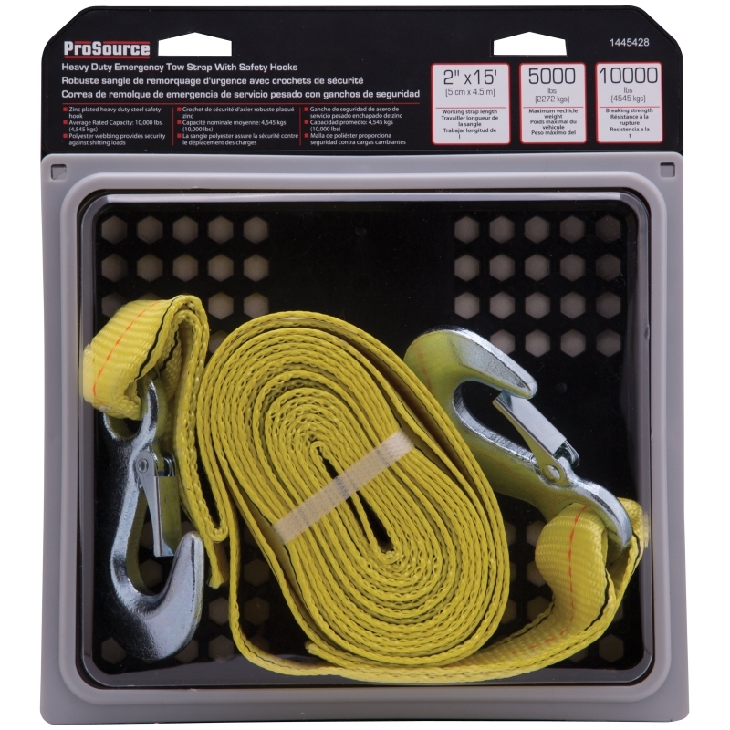 Product Image for 2INX15FT HD TOW STRAP WITH HOOK
