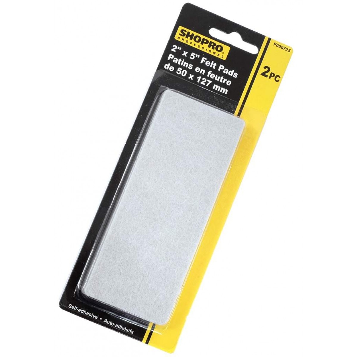 Product Image for 2 PC 2IN X 5IN FELT PADS