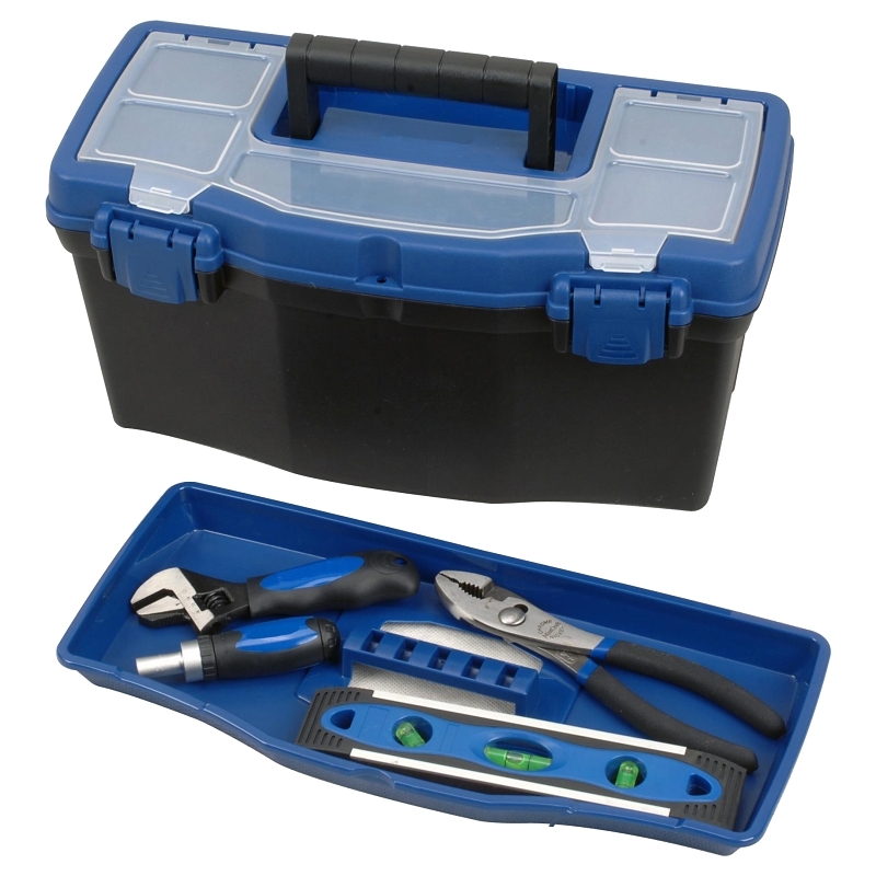 Product Image for TOOL BOX PLASTIC 16IN