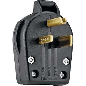 Product Image for S42-SP BLK 3WIRE ANGLE PLUG