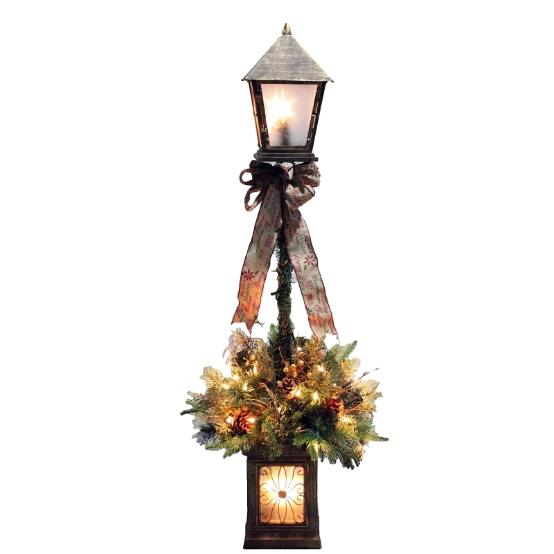 Product Image for 27848 POST LAMP DECO PRELT 4FT