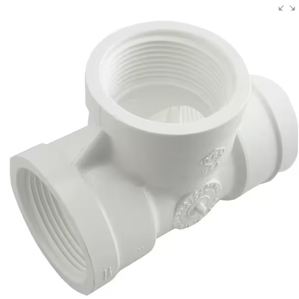 Product Image for U405-015 1 1/2 TEE FPT PVC SCH40