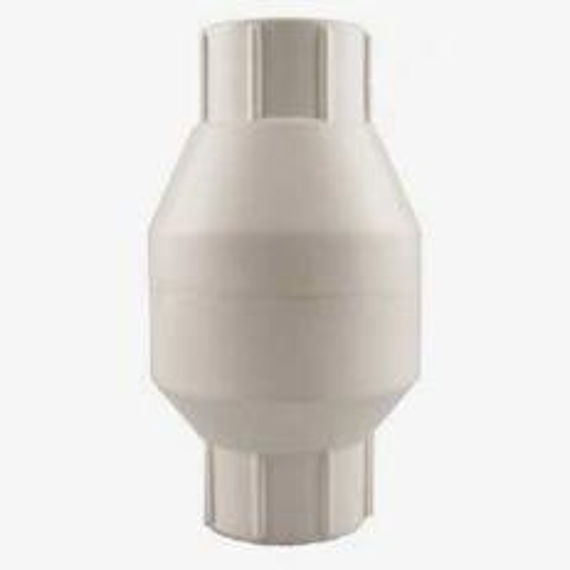 Product Image for 1-1/4IN PVC Spring Load Check Valve Threaded Npt-UPC Coded U1710-12