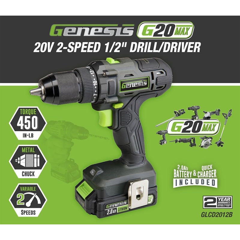 Product Image for GLCD2012B DRILL/DRIVER 1/2IN