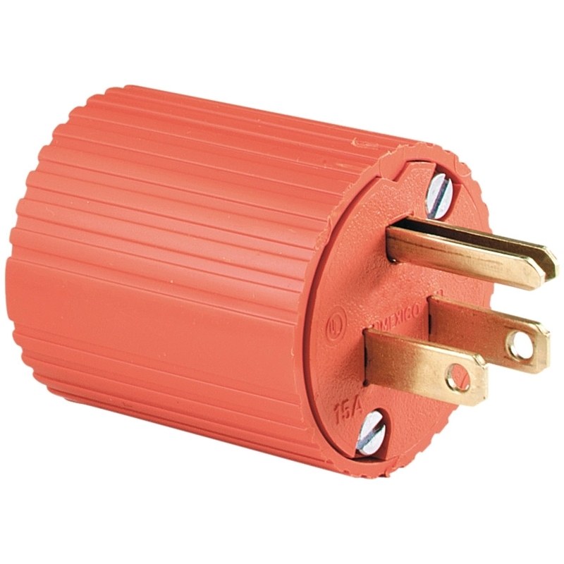Product Image for 6867-BOX/WD 3WIRE PLUG ORANGE