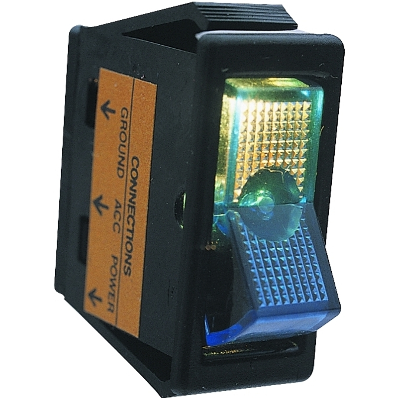 Product Image for 40340 BLUE ROCKER GLOW SWITCH