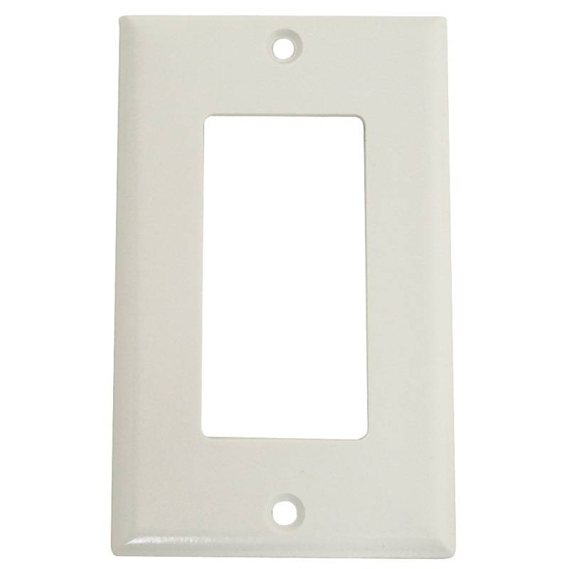 Product Image for 2151W-BOX 1G DECO WALL PLT WHT