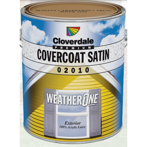 Product Image for W/ONE COVERCOAT SATIN LATEX CLEAR 843ML 0201414