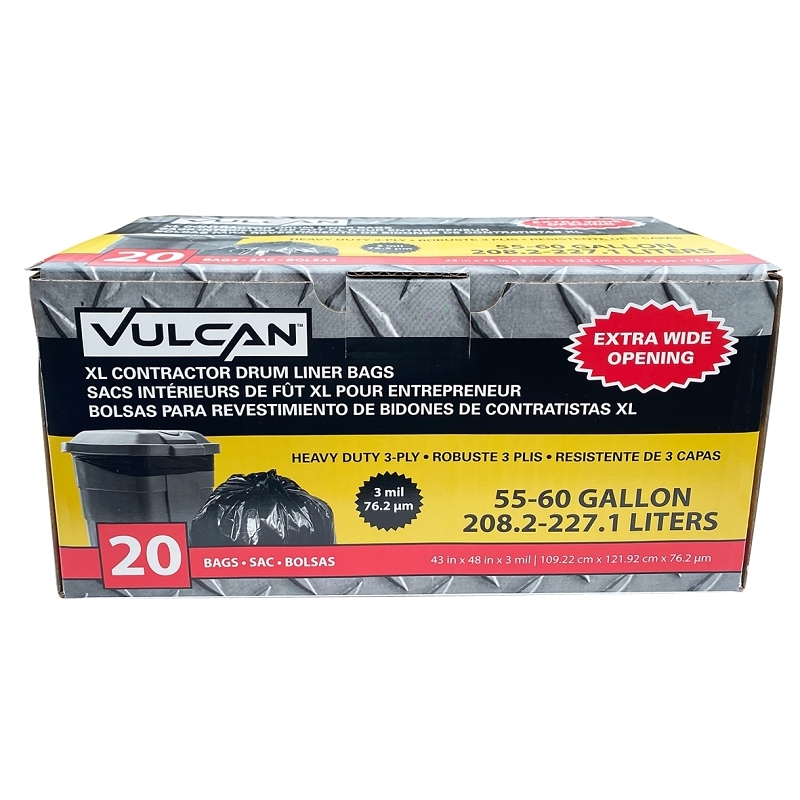 Product Image for FG-O3812-12 BAG TRASH BLK 55GA