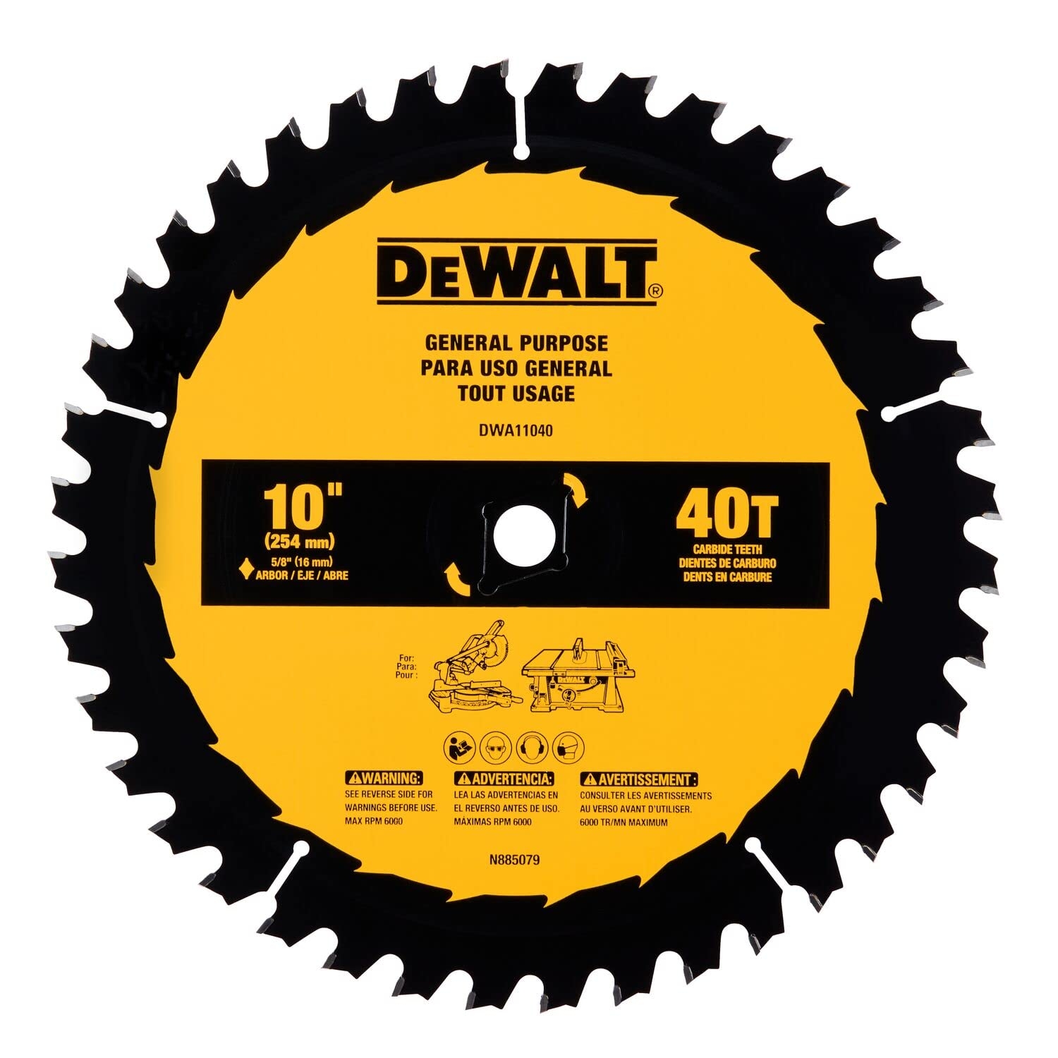 Product Image for DWA11040 Saw Blade 10IN