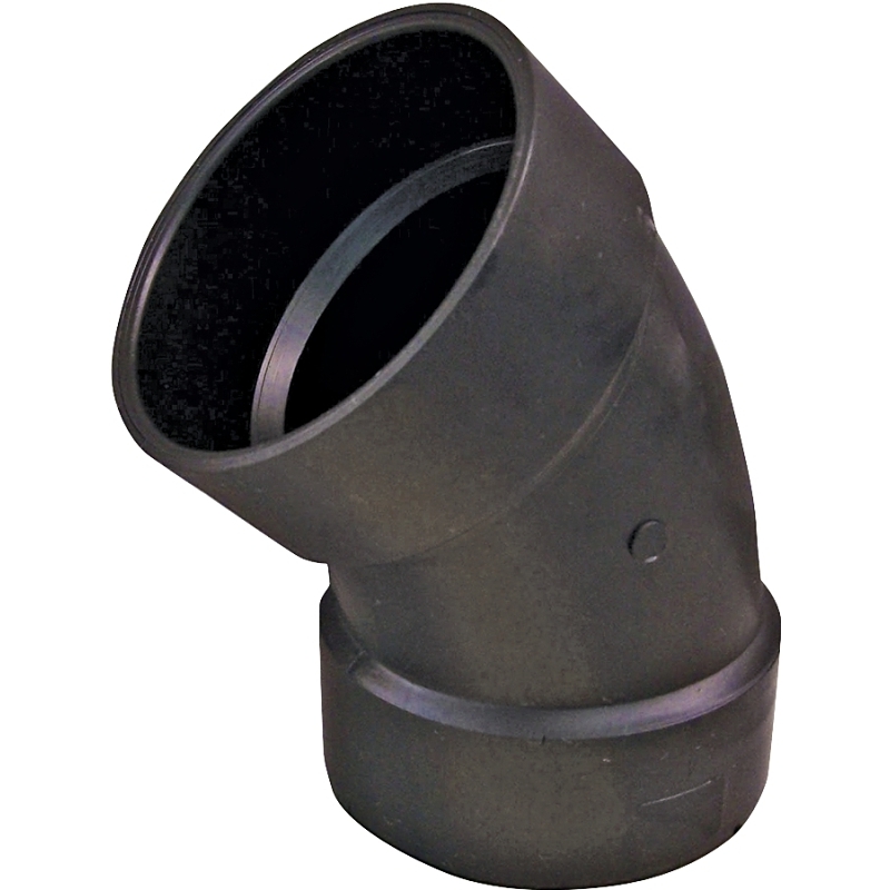 Product Image for 102504BC ABS 45DEG ELBOW 4IN
