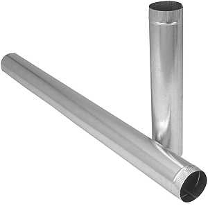 Product Image for Imperial GV0362-A Round Pipe, 4 in Dia, 60 in L, 30 ga Gauge, Steel