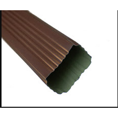 Product Image for Alum. 2.5IN X 2.5 Sq. Downspout CHOCOLATE SEMI GLOSS (15/Box)