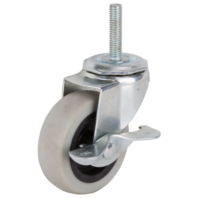 Product Image for CASTER TPR STEM W/BRAKE 3IN