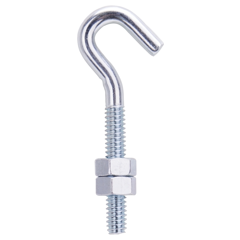 Product Image for ZINC STL HOOK BOLT 1/4X2-5/8